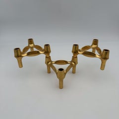 Rare Set of 3 BMF Quist Variomaster Candle Holders, 1970s