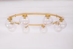Rare Set of 3 Large Chandeliers, Sweden, 1960s