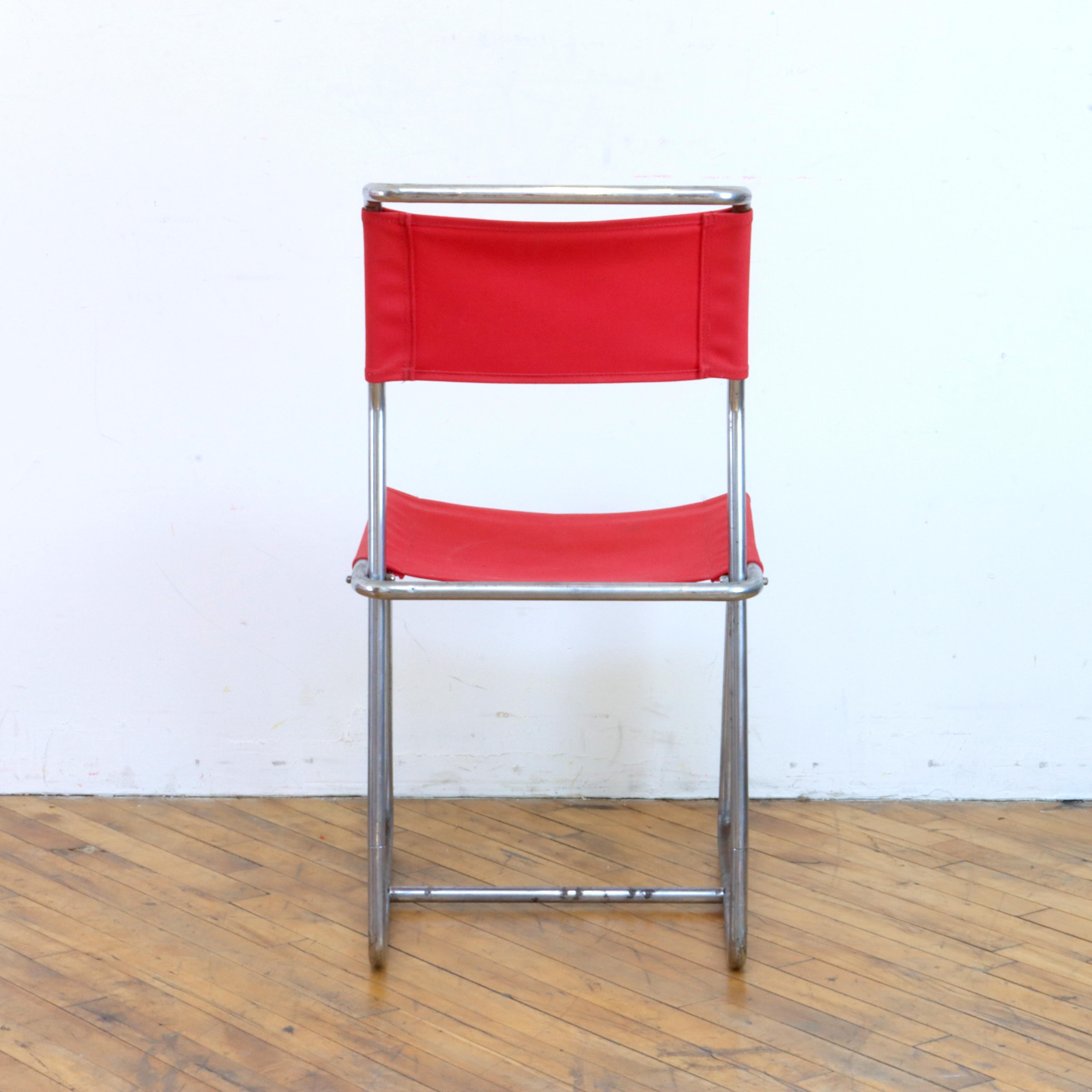 Seltener Satz von 3 Marcel Breuer B5 Variant-Stühlen im Angebot 4