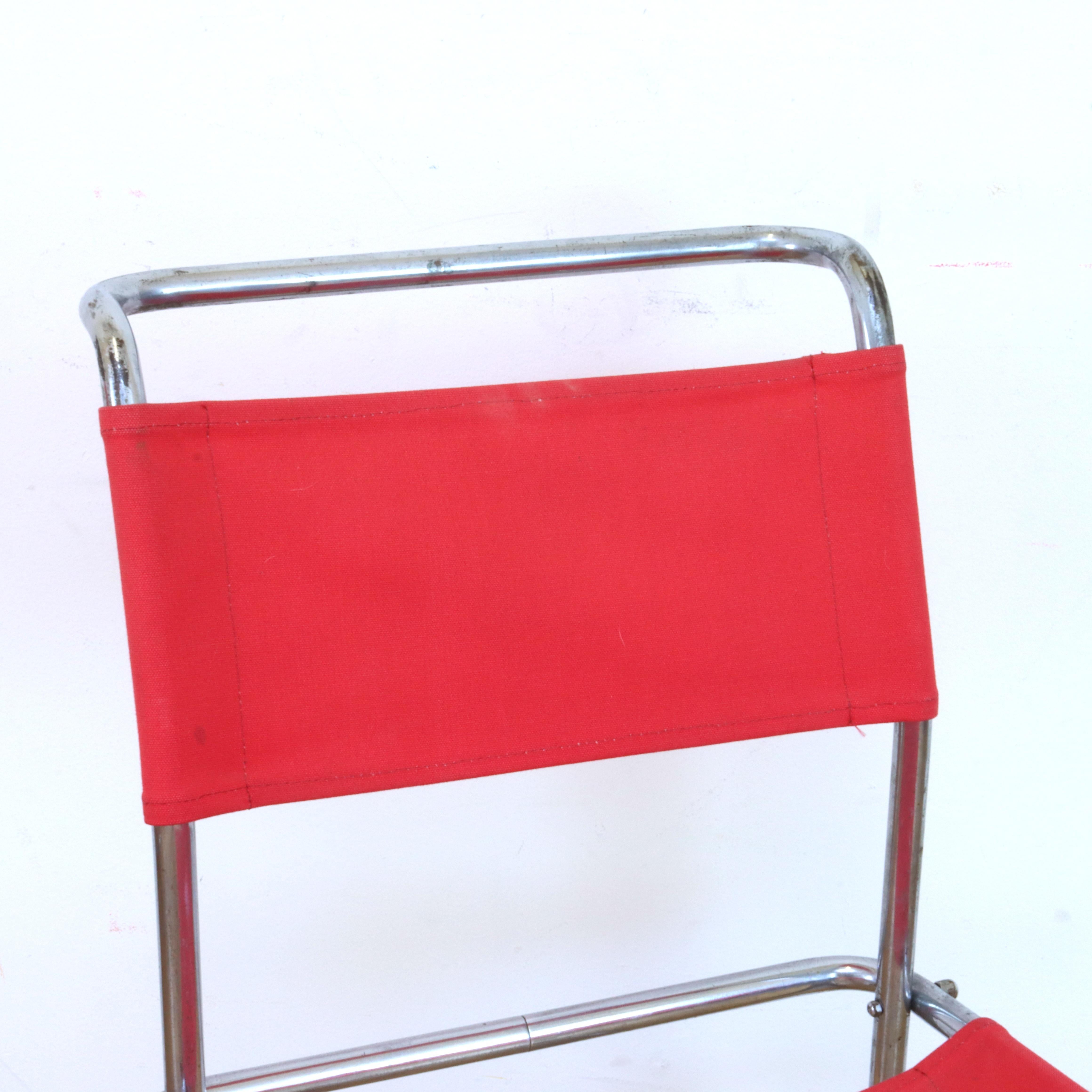 Seltener Satz von 3 Marcel Breuer B5 Variant-Stühlen im Angebot 6