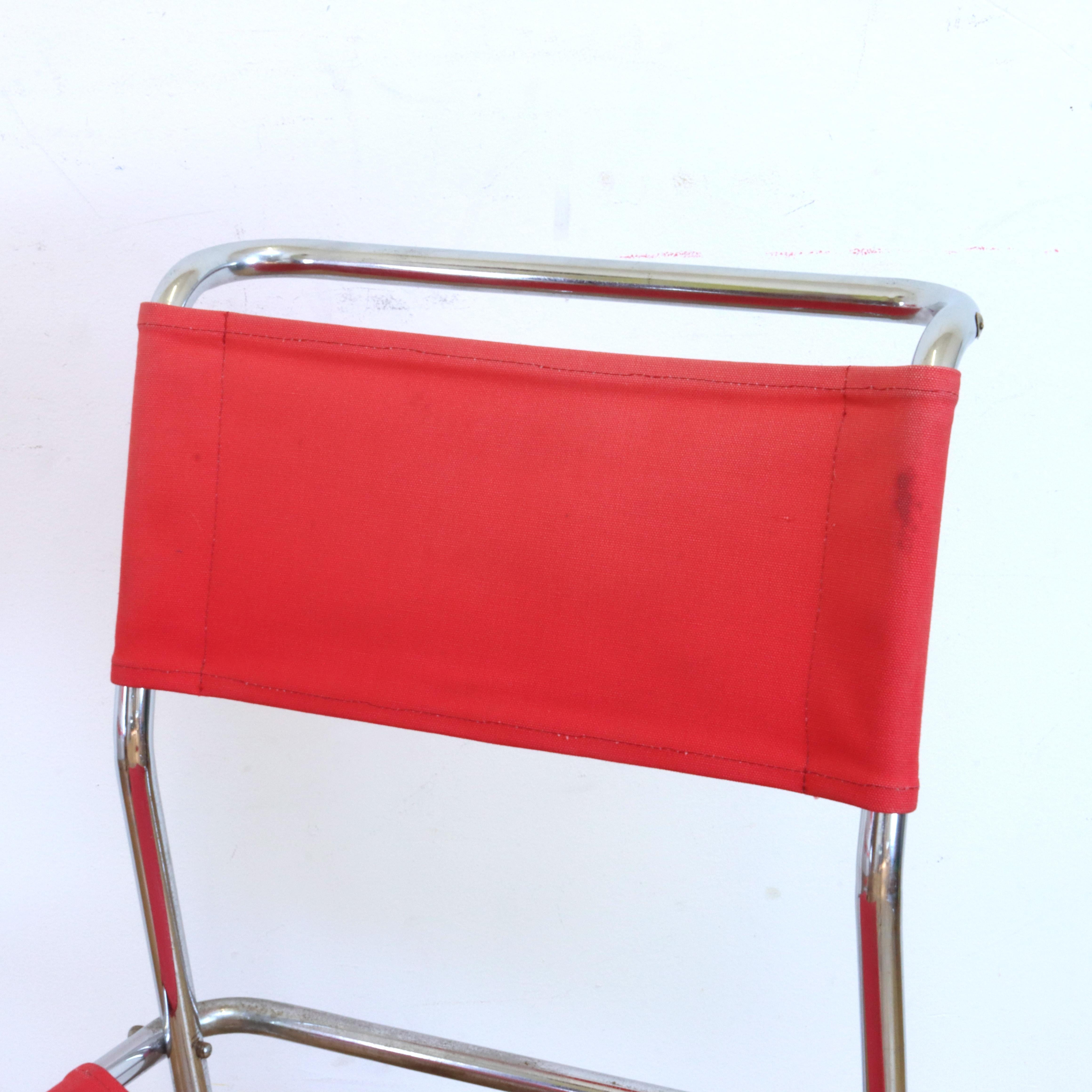 Seltener Satz von 3 Marcel Breuer B5 Variant-Stühlen im Angebot 7