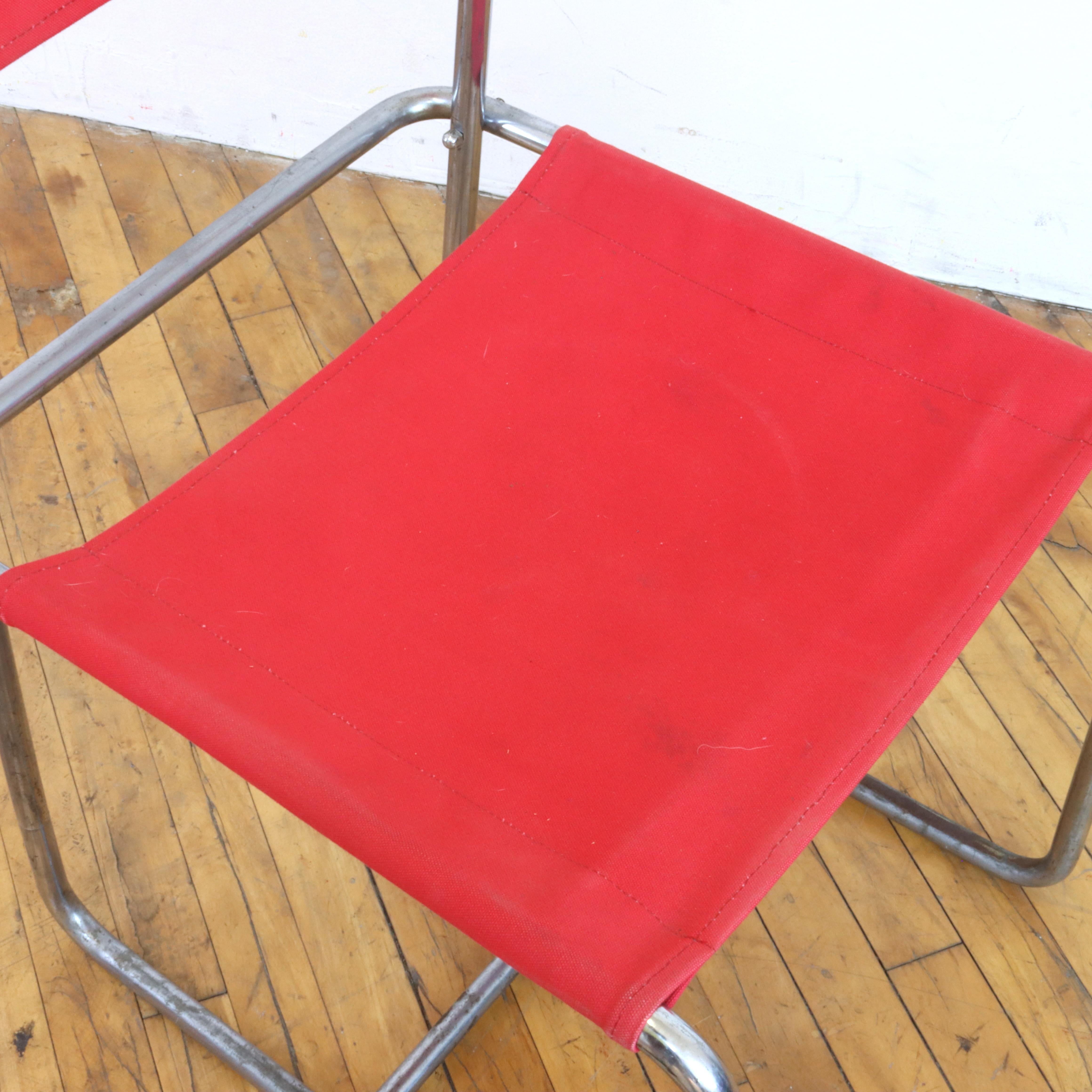 Seltener Satz von 3 Marcel Breuer B5 Variant-Stühlen im Angebot 9