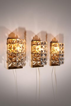 Seltene skandinavische Vitrika Gloria-Wandleuchten.