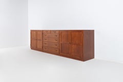 Rare set of 3 teak cabinets by Tove & Edvard Kindt-Larsen for Thorald Madsens
