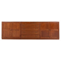 Used Rare set of 3 teak cabinets by Tove & Edvard Kindt-Larsen for Thorald Madsens