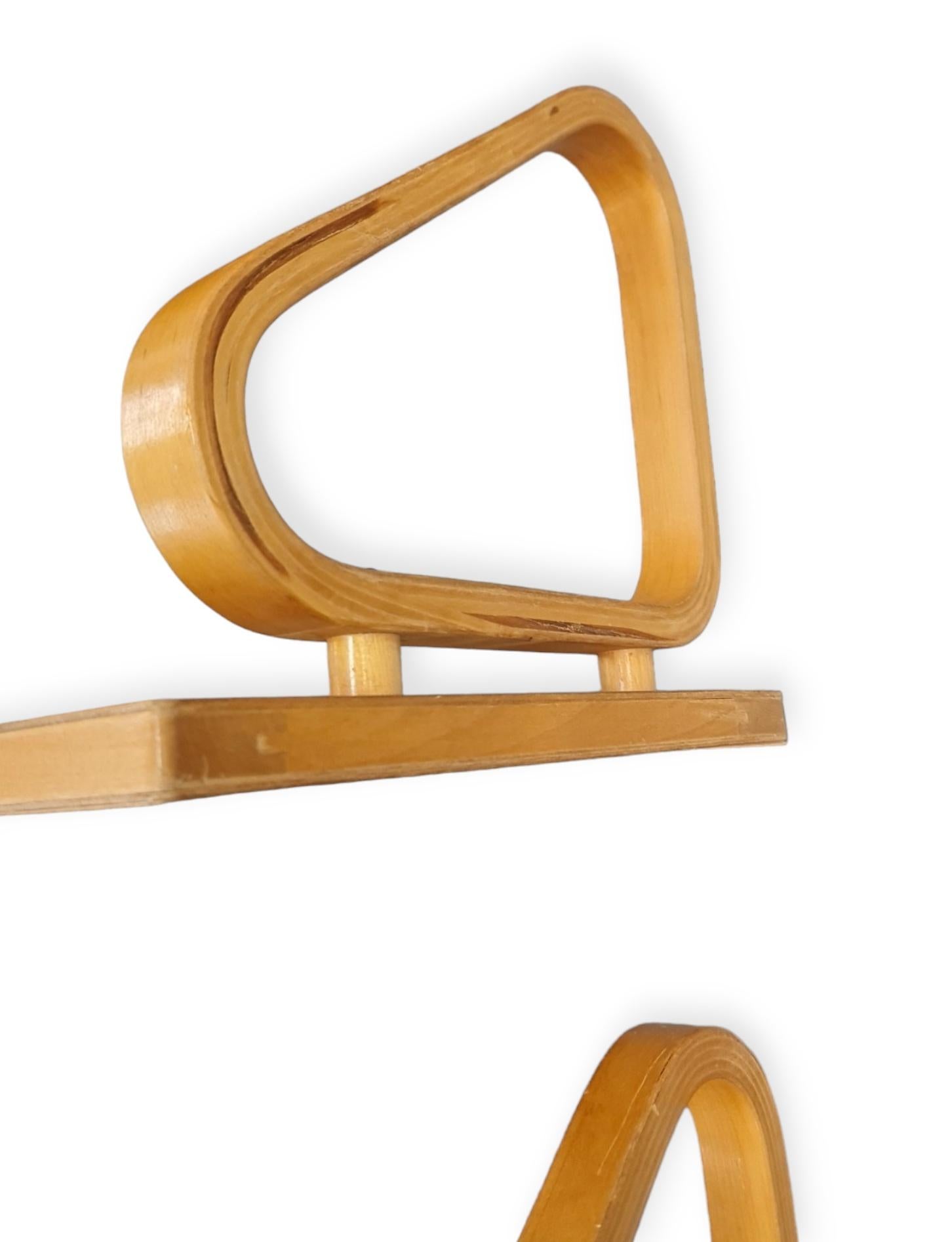 Finnish Rare Set of 4 Alvar Aalto Wall Shelves Model 112 with Pegs, 1930s.  For Sale