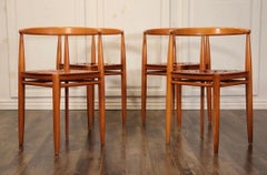 Raro set di 4 sedie da pranzo scandinave / Gemla Sweden "Lilla Carmen" c.C. 1960
