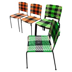 Rare set of 6 Afro chairs, 2018 by India Mahdavi for Studio ALM