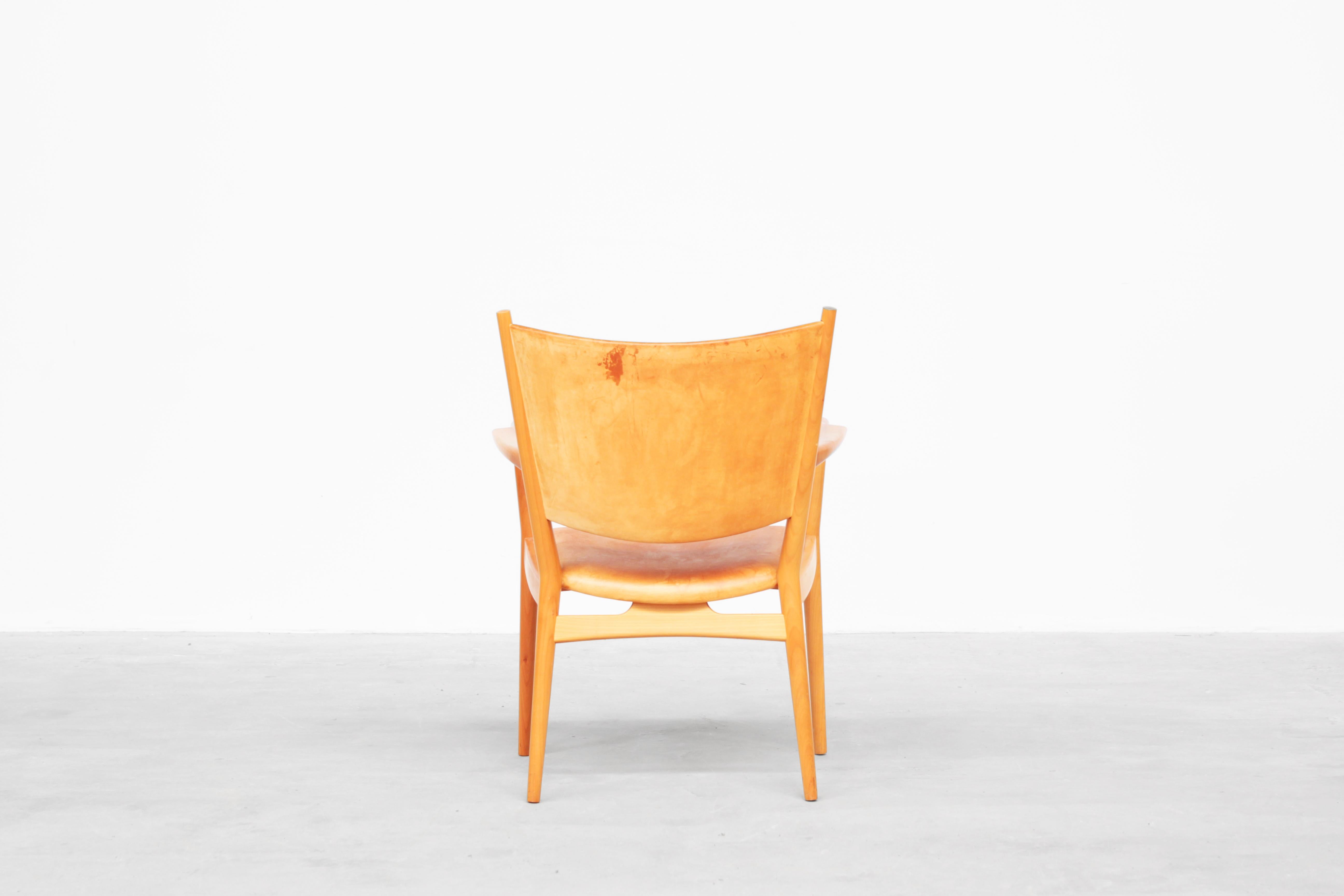 Rare Set of 6 Armchair Dining Chair by Hans J. Wegner for PP Møbler, Denmark 2