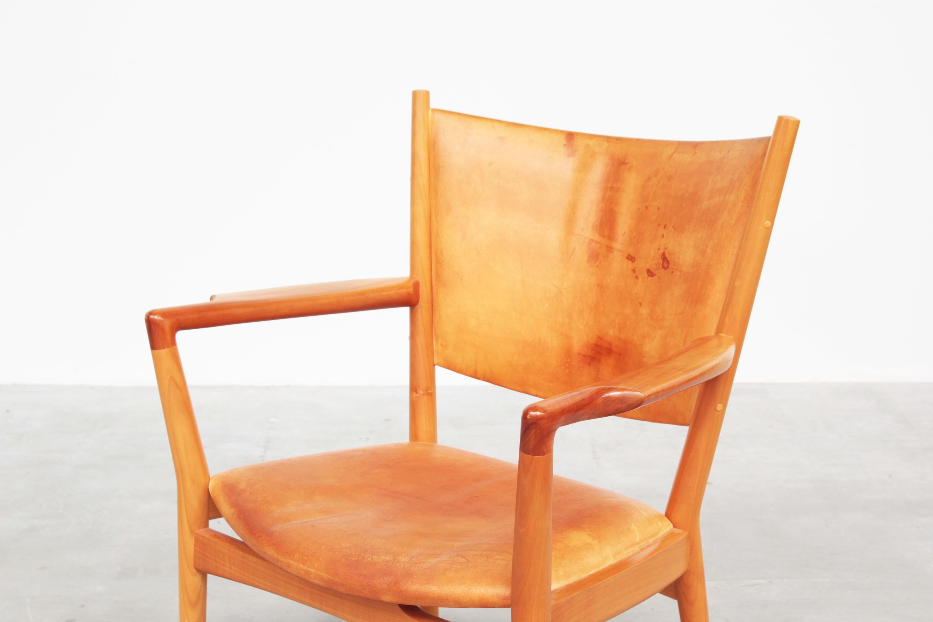 Rare Set of 6 Armchair Dining Chair by Hans J. Wegner for PP Møbler, Denmark 4
