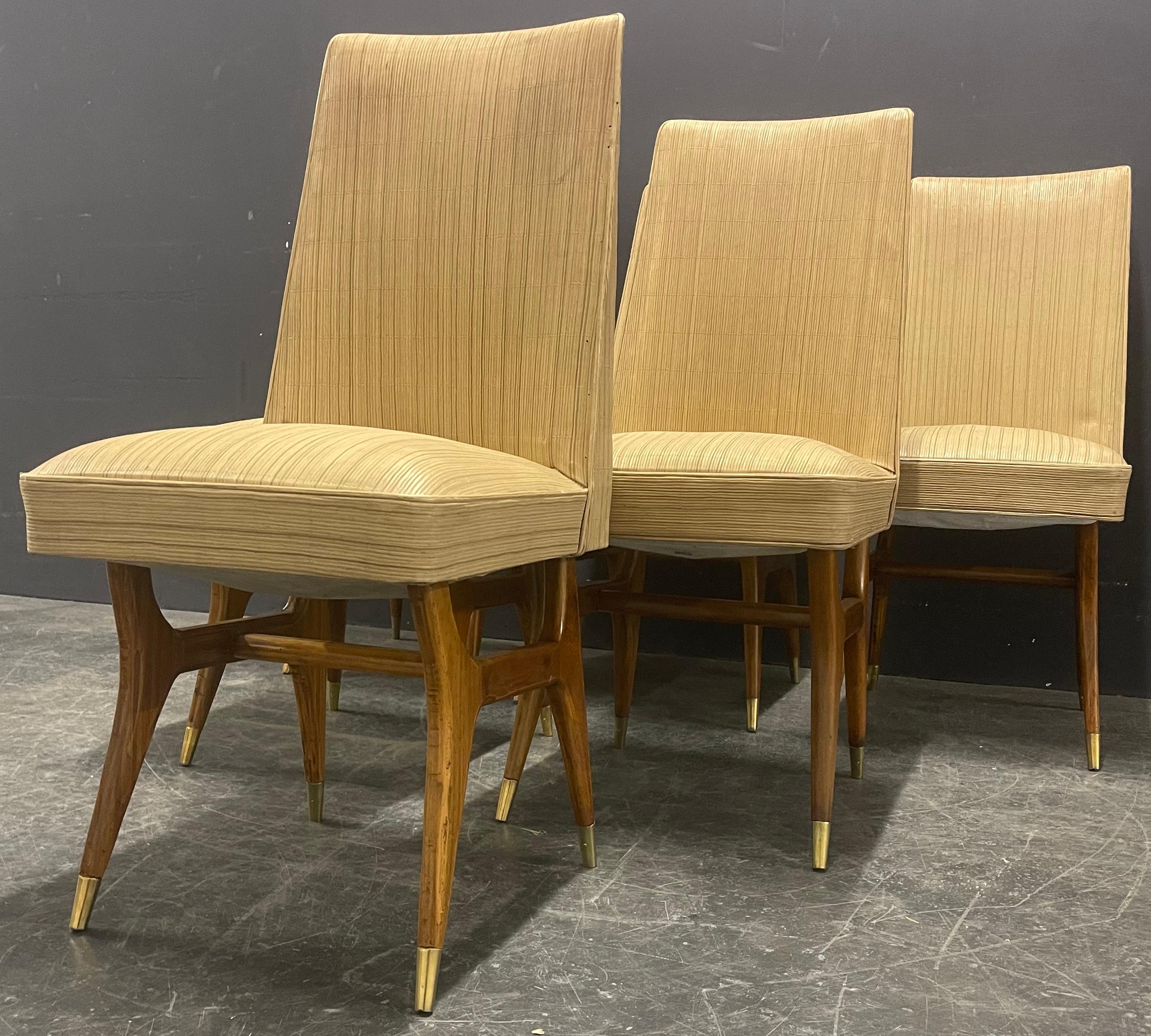 rare set of 6 chairs by  melchiorre bega For Sale 7