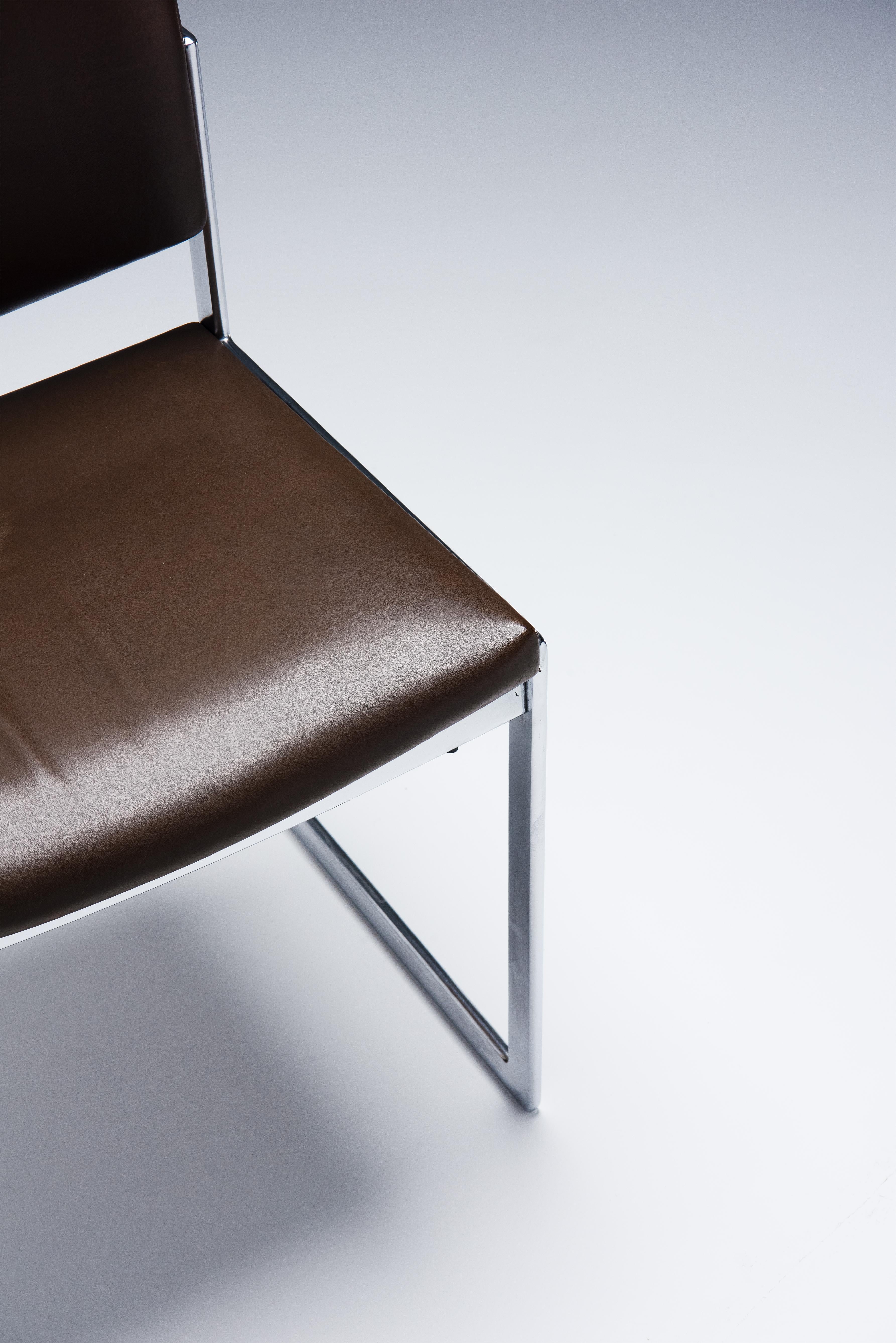 German Rare set of 6 chairs - MODEL JK 770 - Jørgen Kastholm