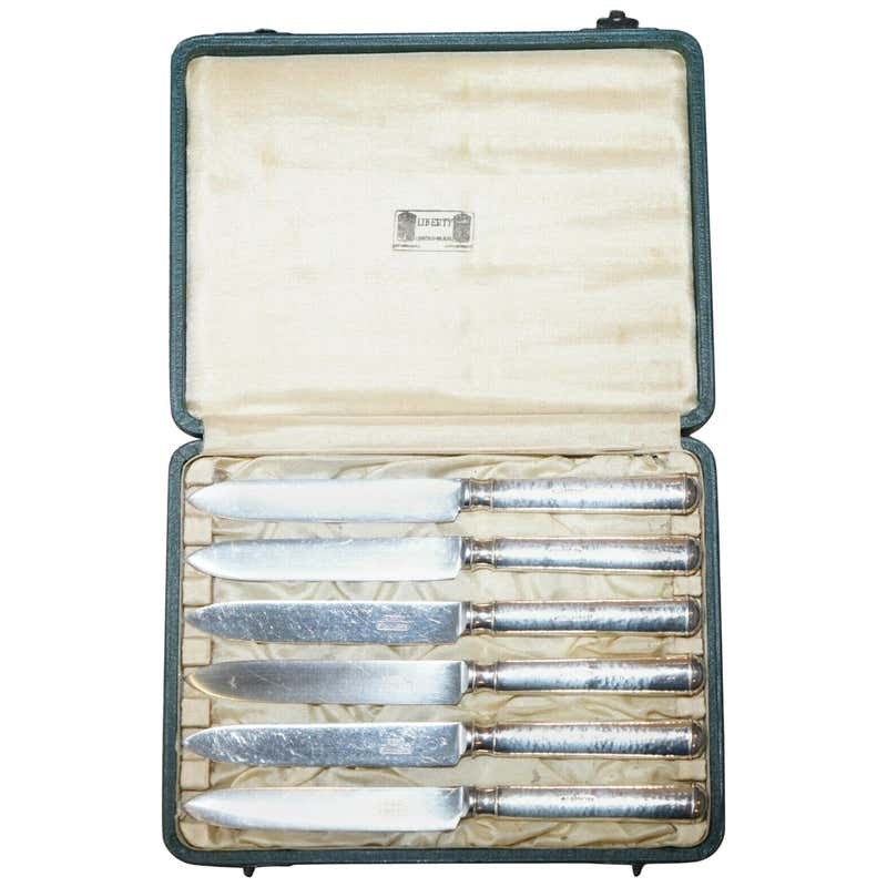 ODIOT Gilded Silver Flatware Set At 1stDibs