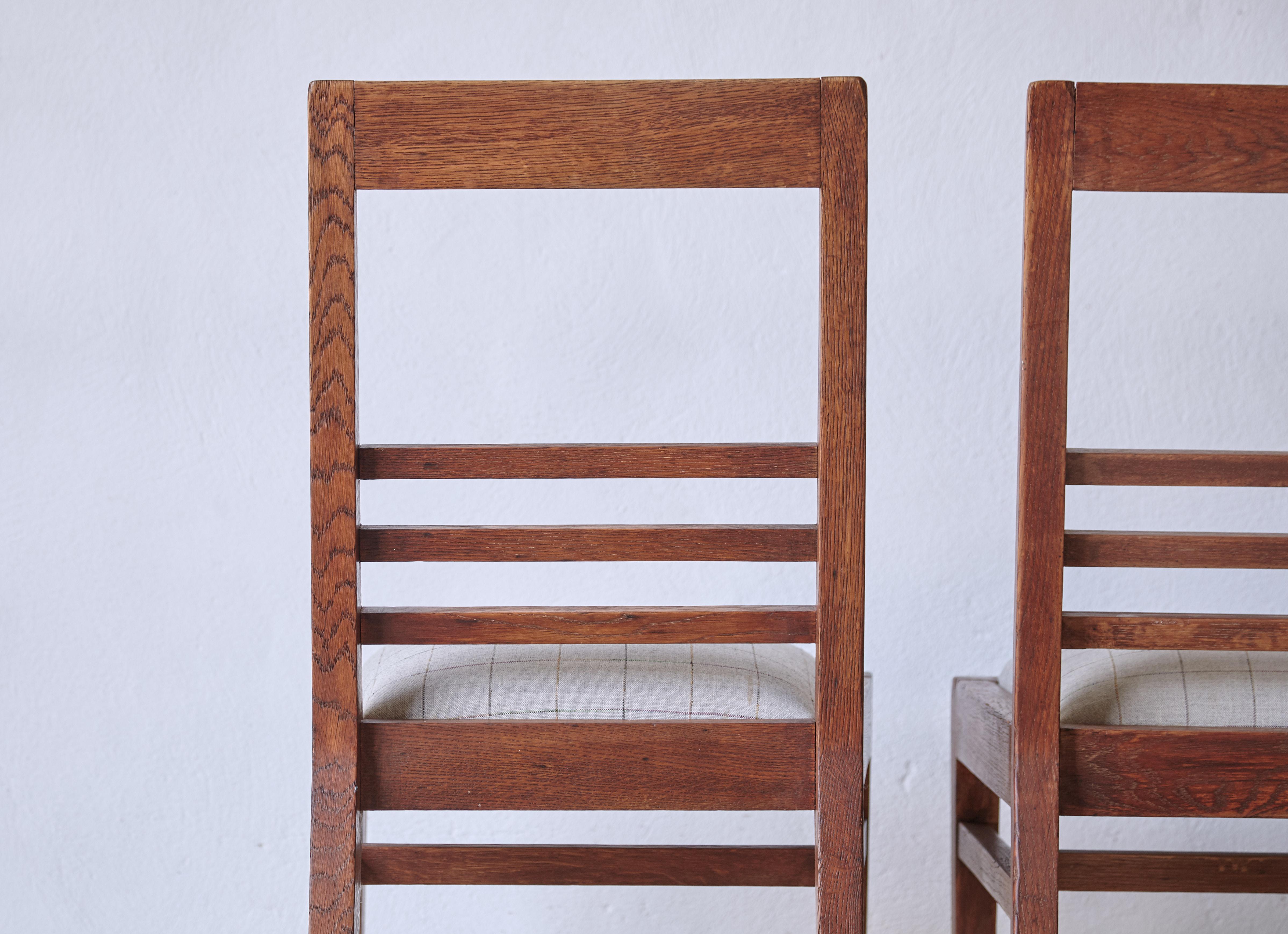 Rare Set of 6 Michel Dufet 'Duffet' Dining Chairs, 1950s, France For Sale 11