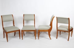 Rare ensemble de 6 pièces Robert A.M. Chaises de salle à manger Stern Bodleian en cerisier naturel pour HBF