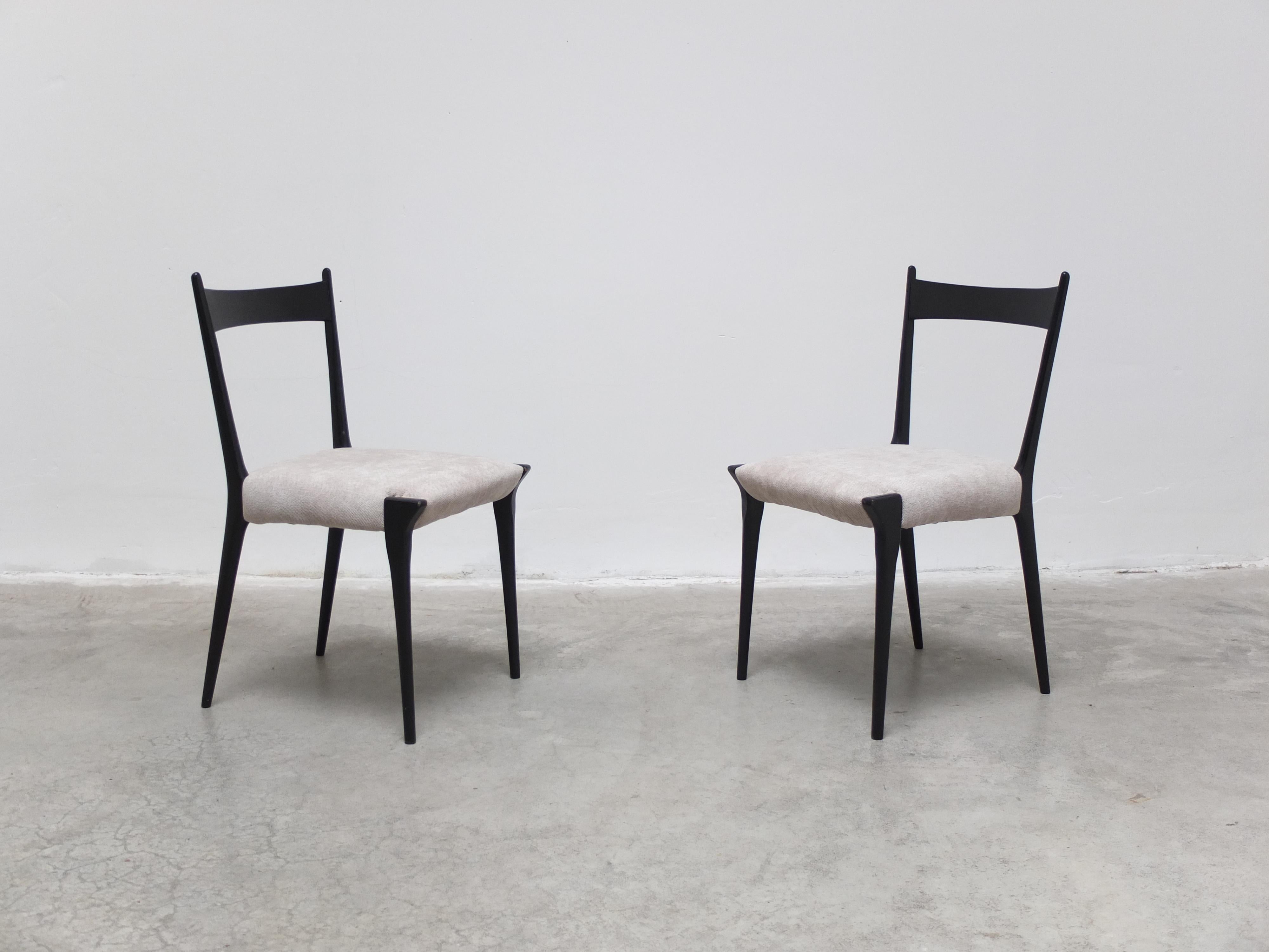 Raro set di 6 sedie da pranzo 'S11' di Alfred Hendrickx per Belform, anni '50 in vendita 10