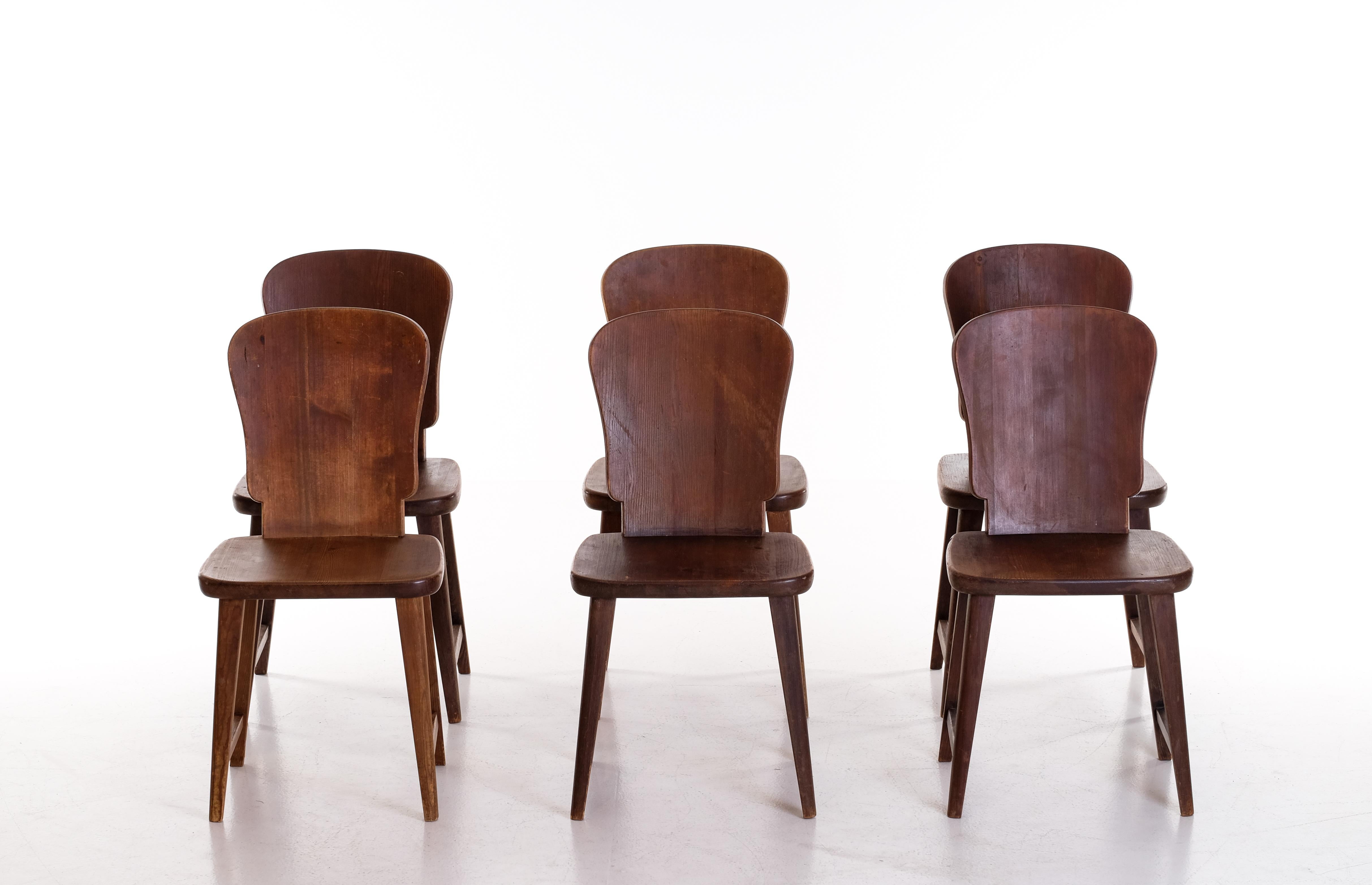 1940s wooden chairs