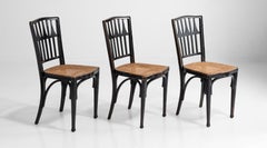 Rare Set of '6' Viennese Secessionist Chairs