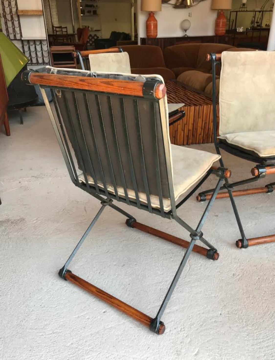 Rare Set of 8 Cleo Baldon Terra Oak Dining Chairs 7