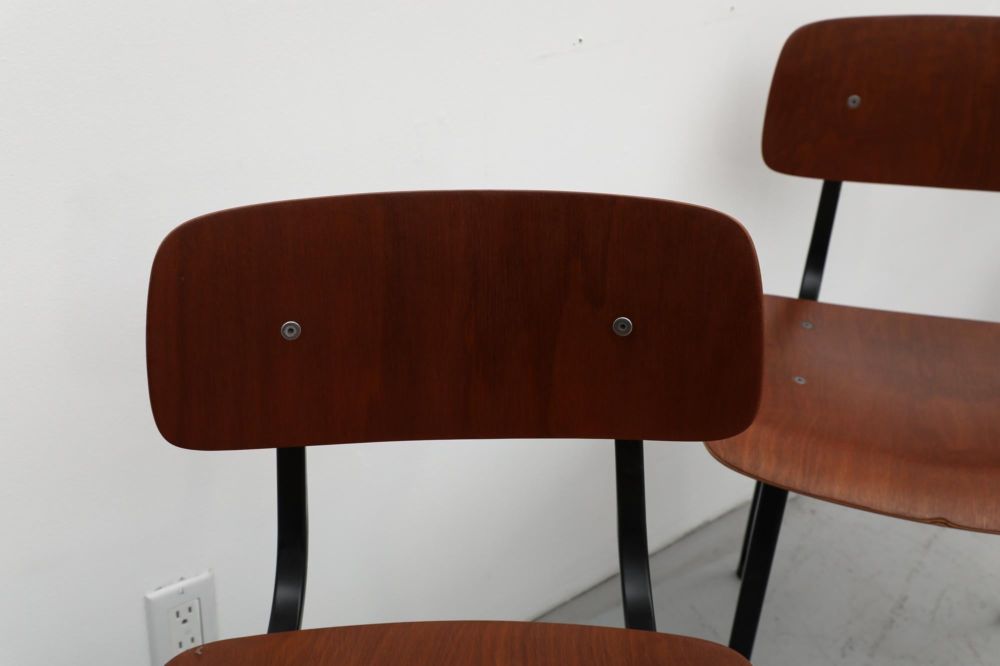 Rare Set of 8 Friso Kramer 'Revolt' Chairs 4