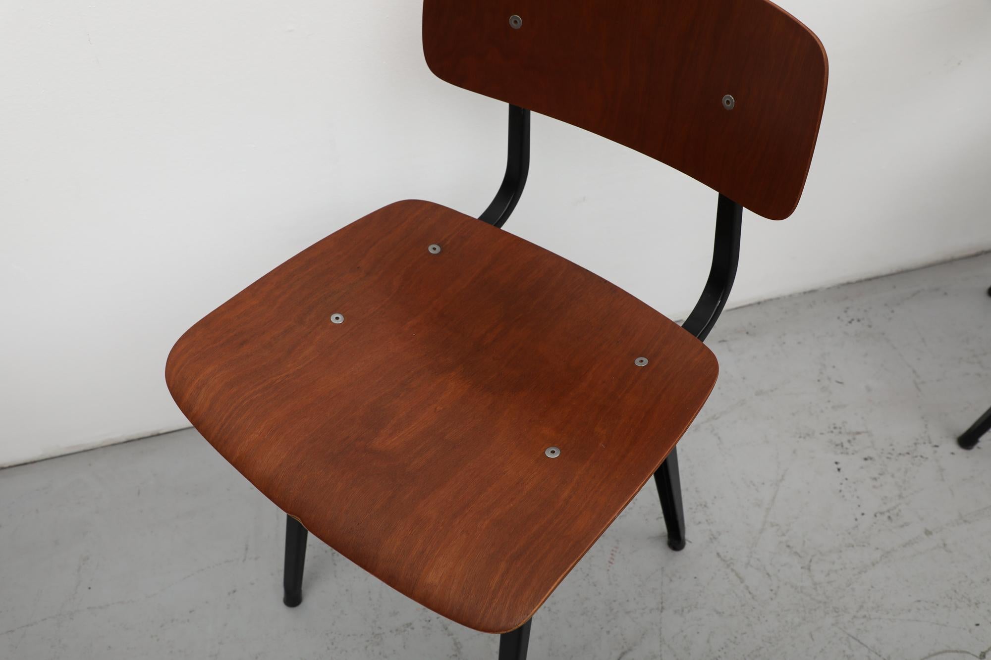 Rare Set of 8 Friso Kramer 'Revolt' Chairs 1