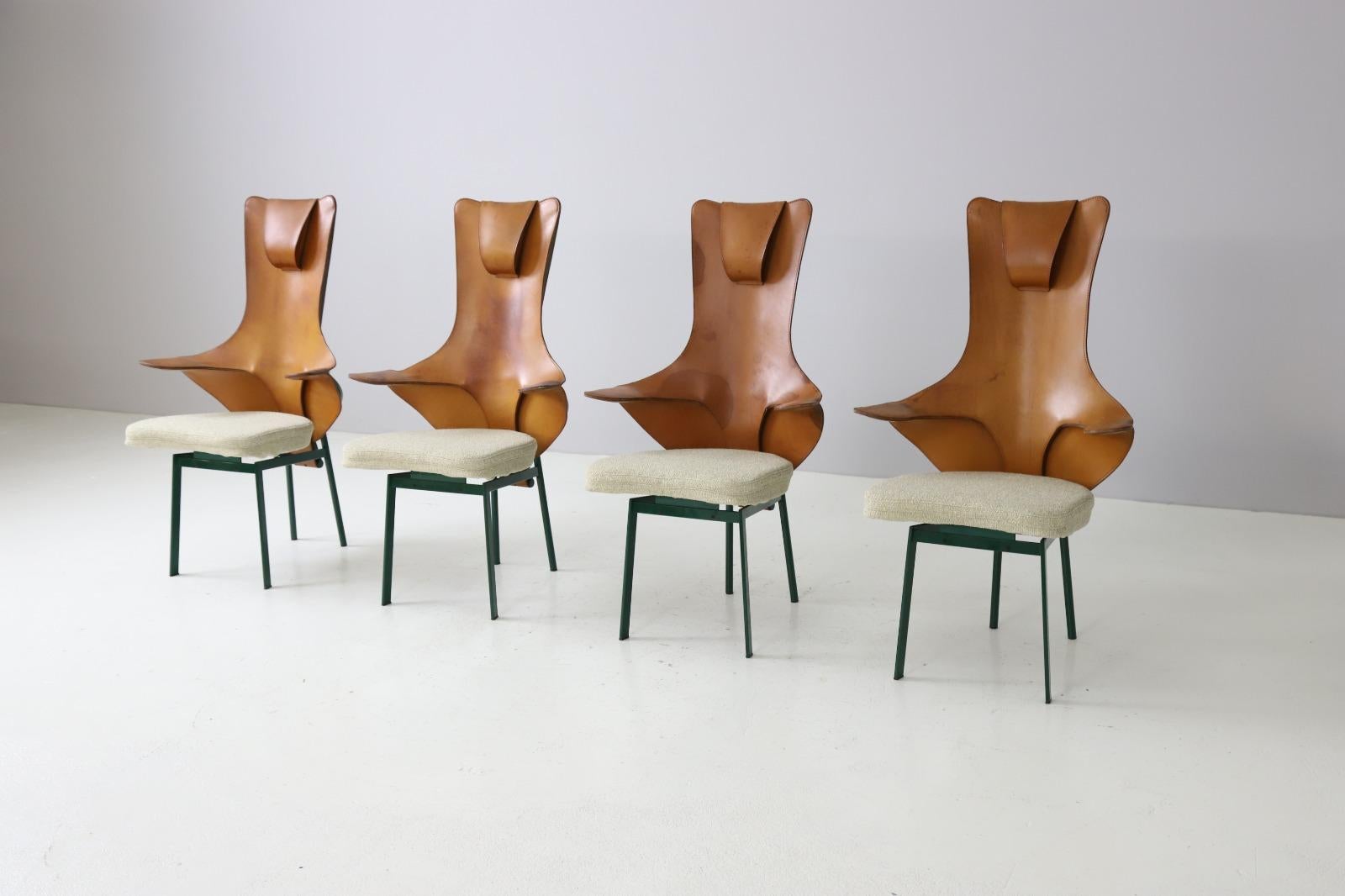 Rare set of 8 'Regina' chairs by Paolo Deganello for Zanotta, Italy 1991 For Sale 2