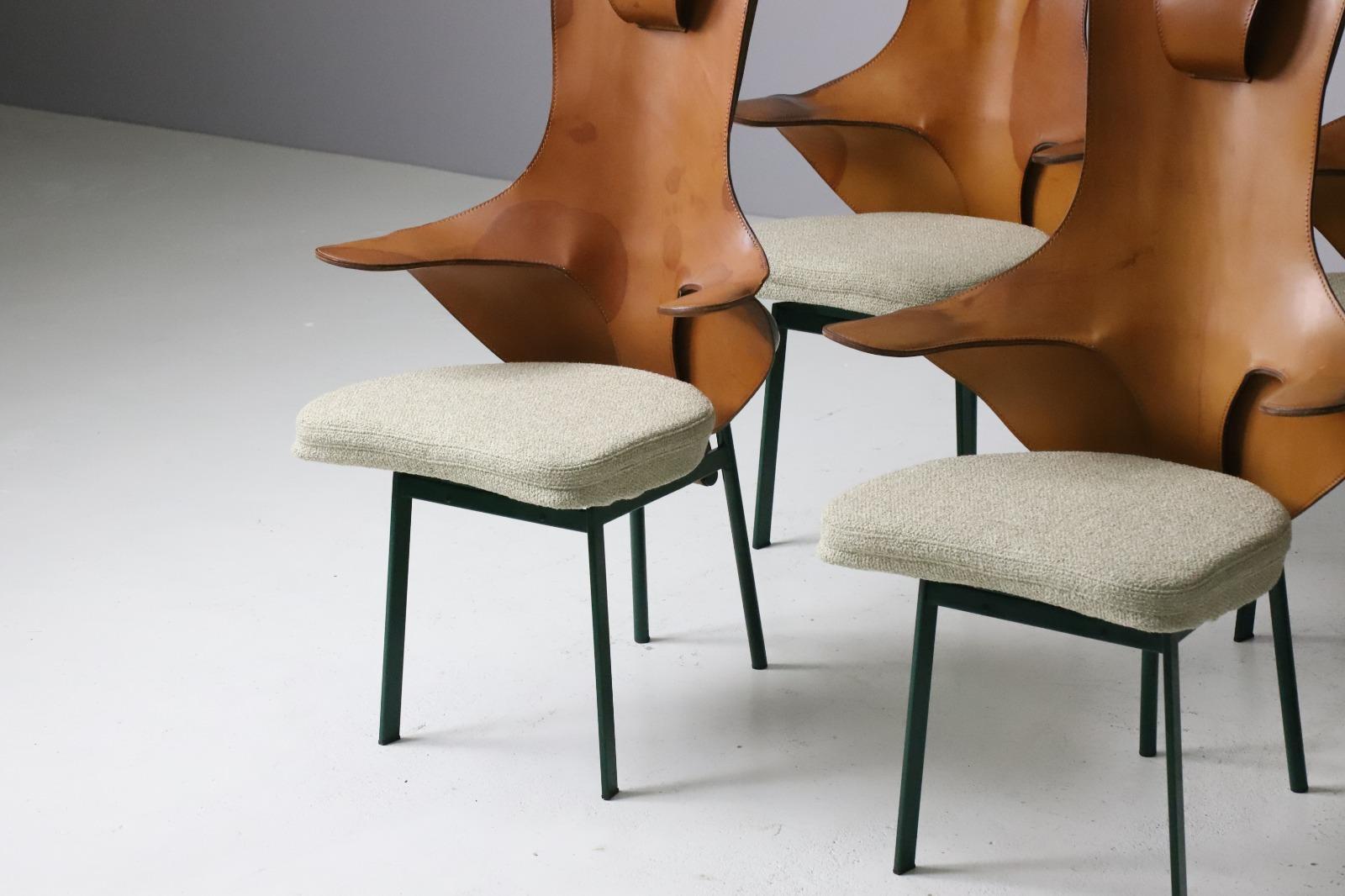 Mid-Century Modern Rare set of 8 'Regina' chairs by Paolo Deganello for Zanotta, Italy 1991 For Sale