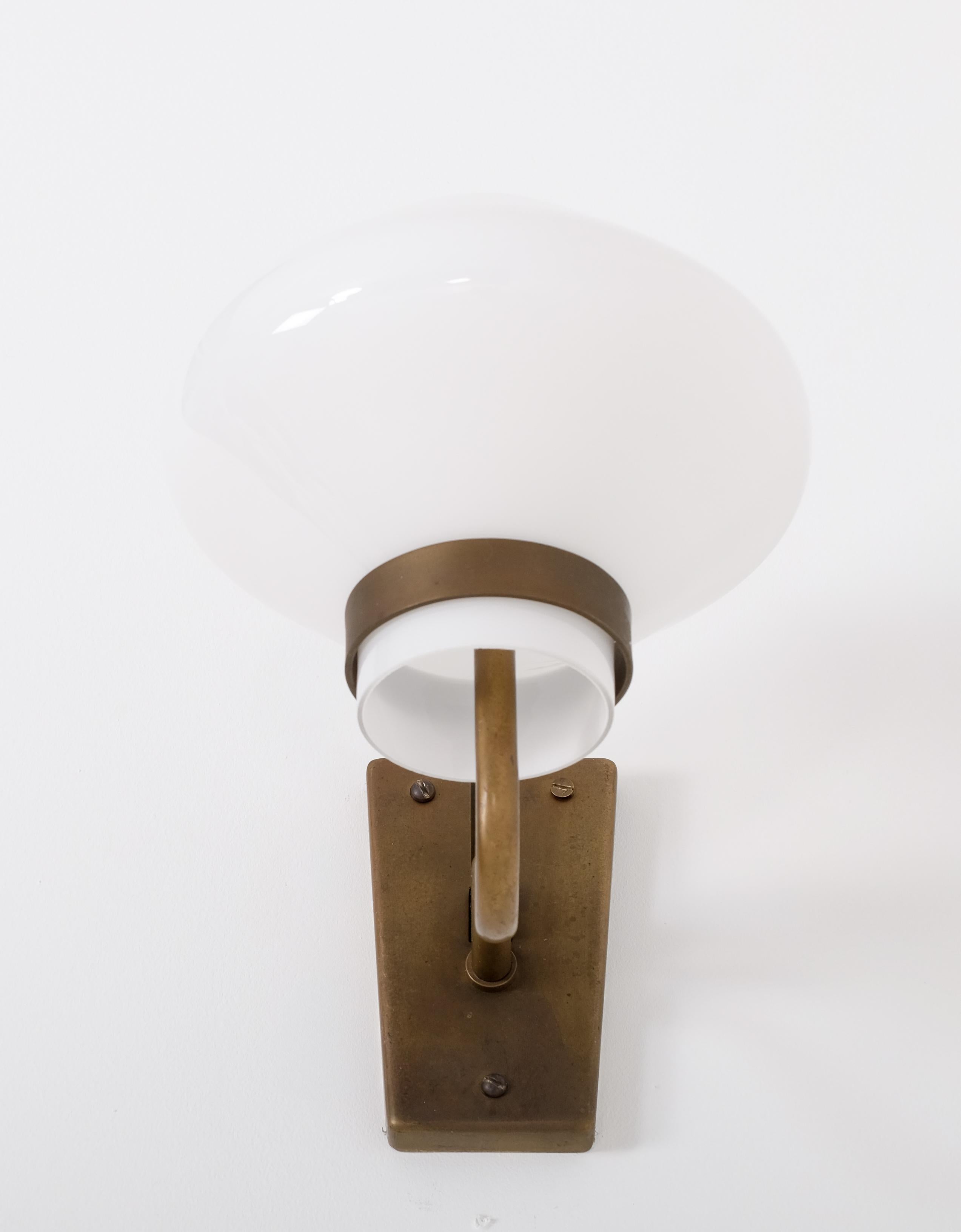 Rare set of 8 Wall Lamps by Gunnar Asplund, Sweden, 1940s In Good Condition For Sale In Stockholm, SE