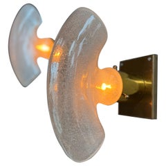 Rare set of Carlo Nason Murano Glass Wall Sconces
