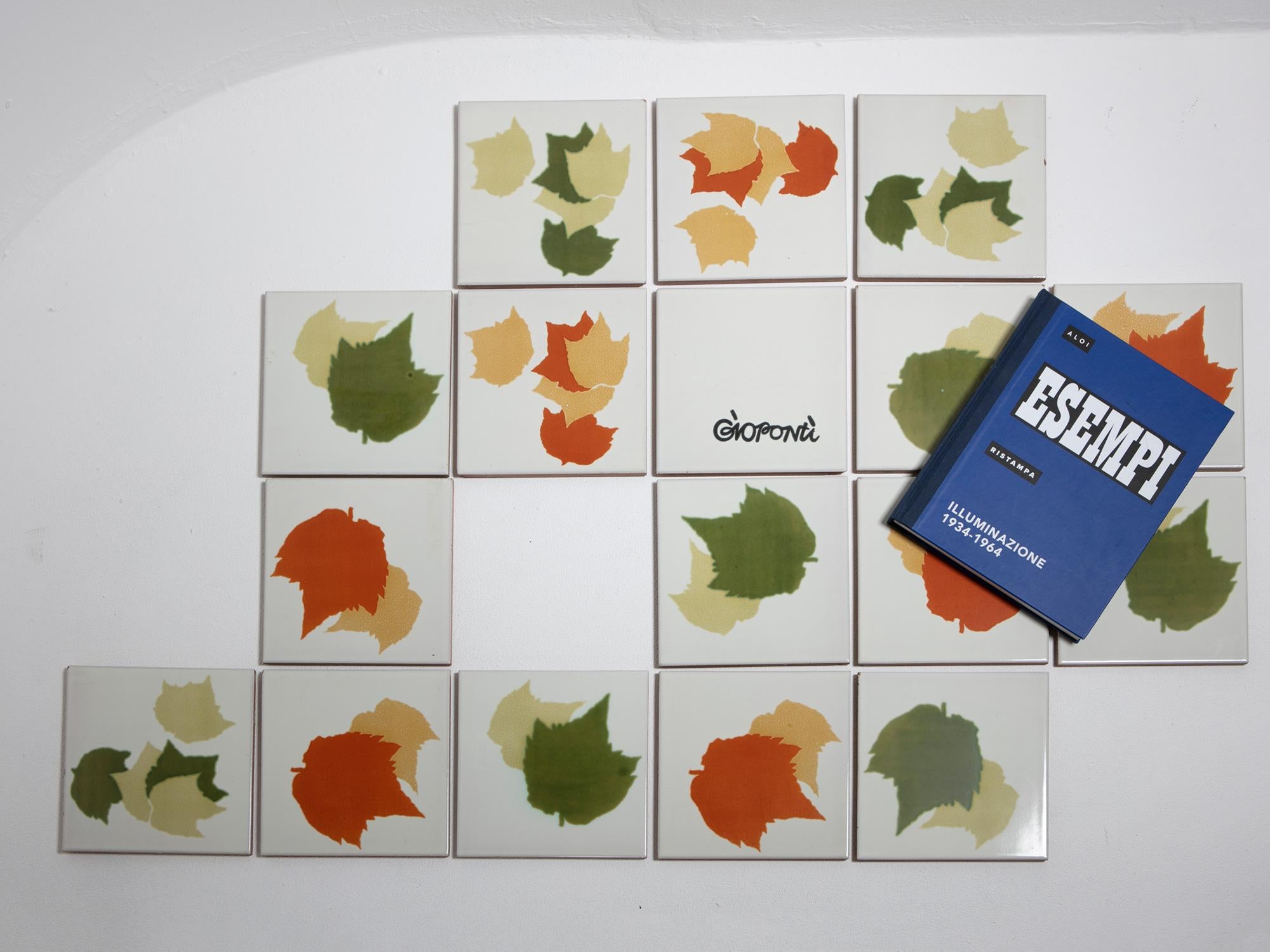 Rare Set of Ceramic Tiles by Gio Ponti for Ceramica D'Agostino 3