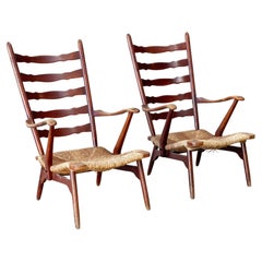 Vintage Rare set of Dester gelderland lounge chairs