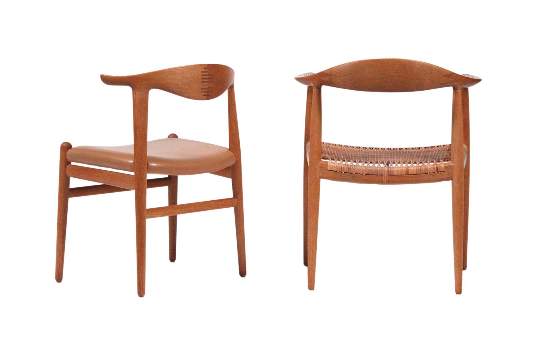 20th Century Rare Set of Eight Hans Wegner Chairs for Johannes Hansen