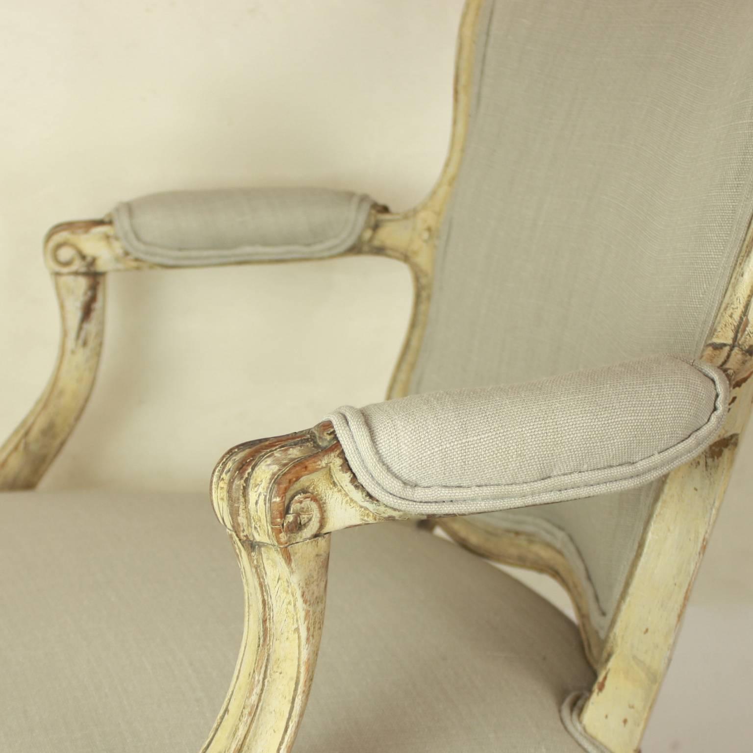 18th Century Rare Set of Eight  Louis XV Chairs Stamped J.B. Mouette, circa 1750