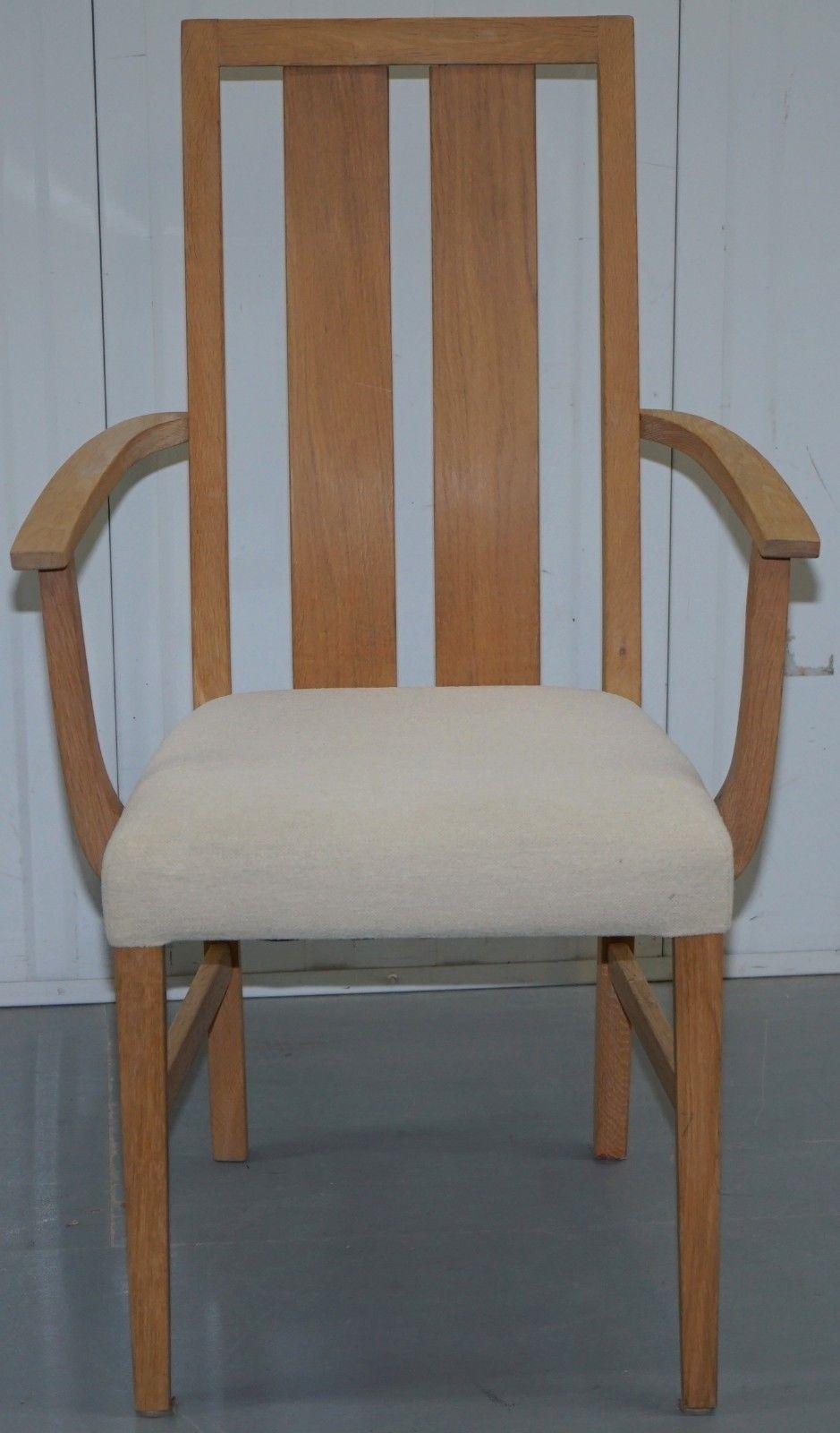 Rare ensemble de huit chaises de salle à manger en bois de frêne Orum Mobler en vente 1