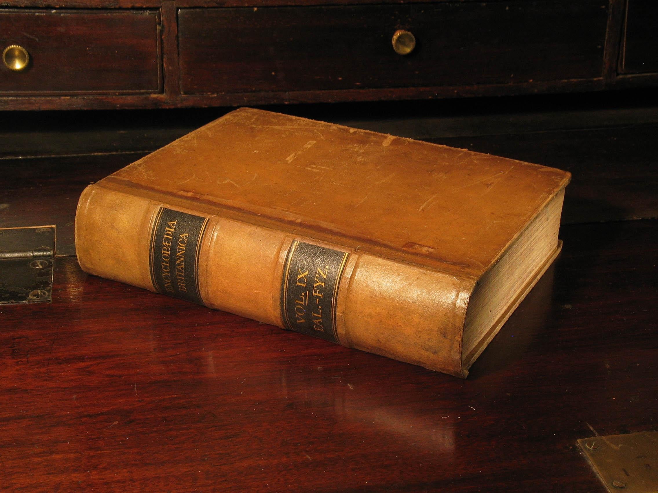 Other Rare Set of Encyclopedia Britannica 9th Edition '1878-1889' Vols 1-24 Plus Index