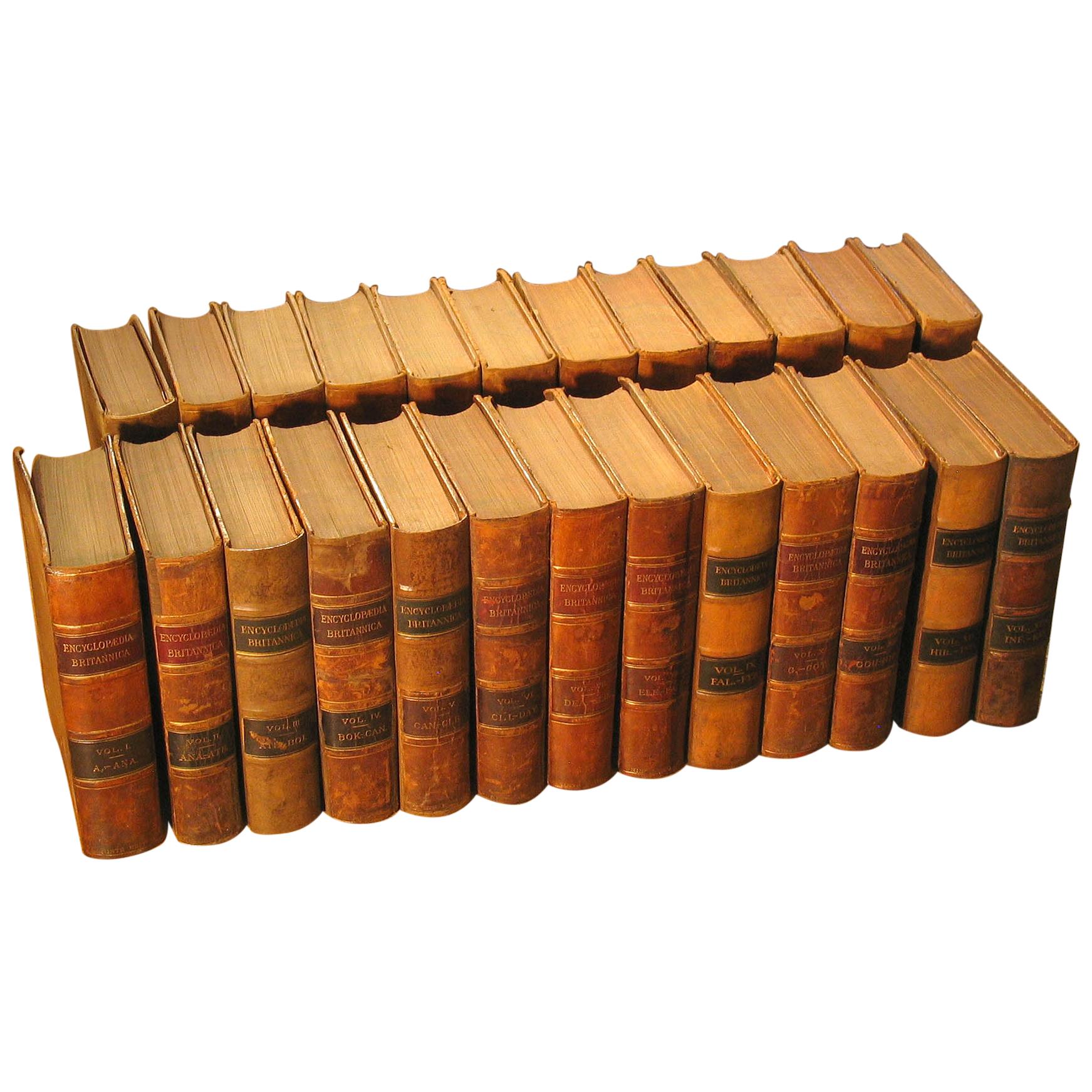 Rare Set of Encyclopedia Britannica 9th Edition '1878-1889' Vols 1-24 Plus Index