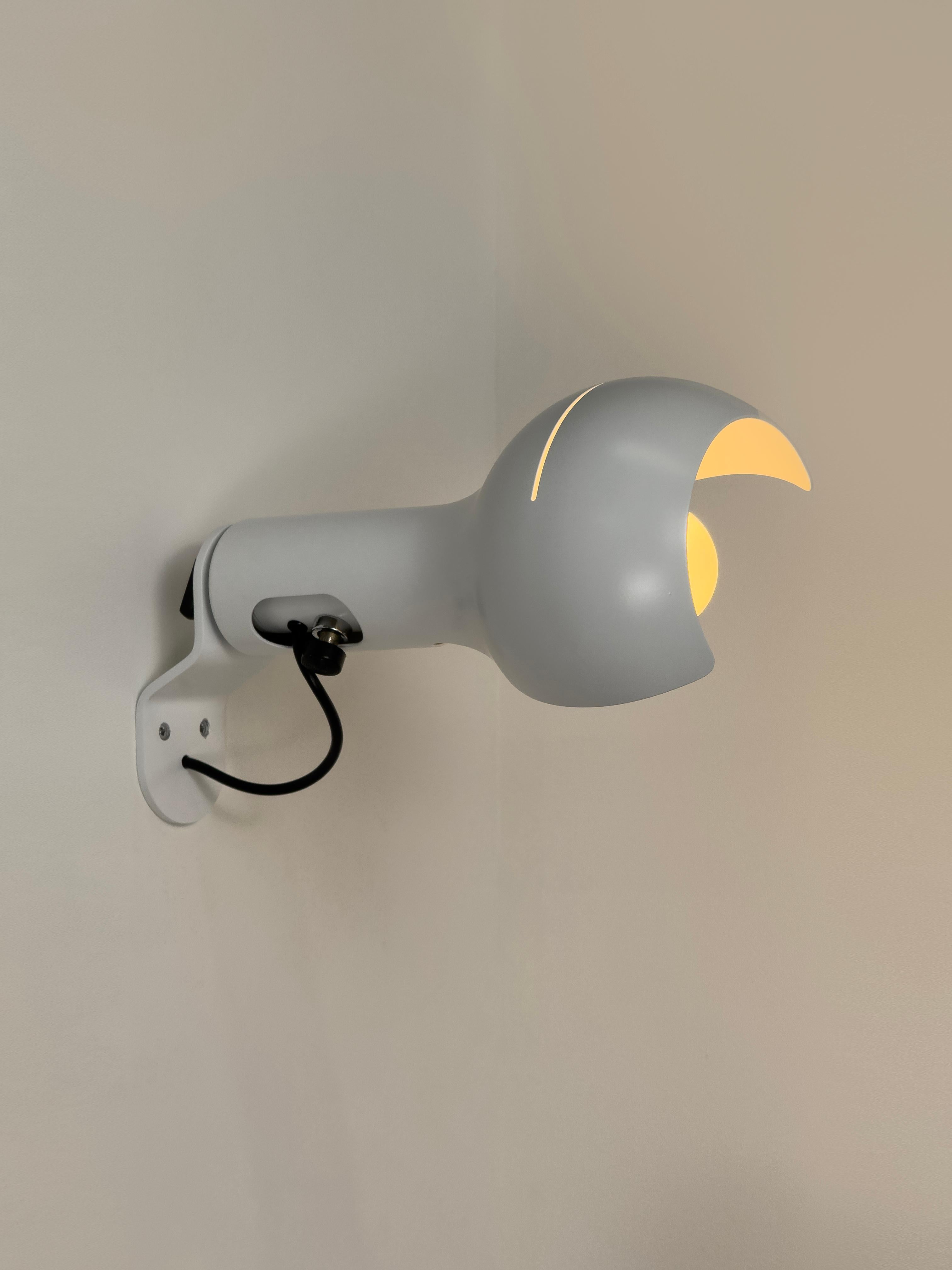Raro set di lampade da parete o soffitto Flash di Joe Colombo per Oluce, Italia 1960 in vendita 11