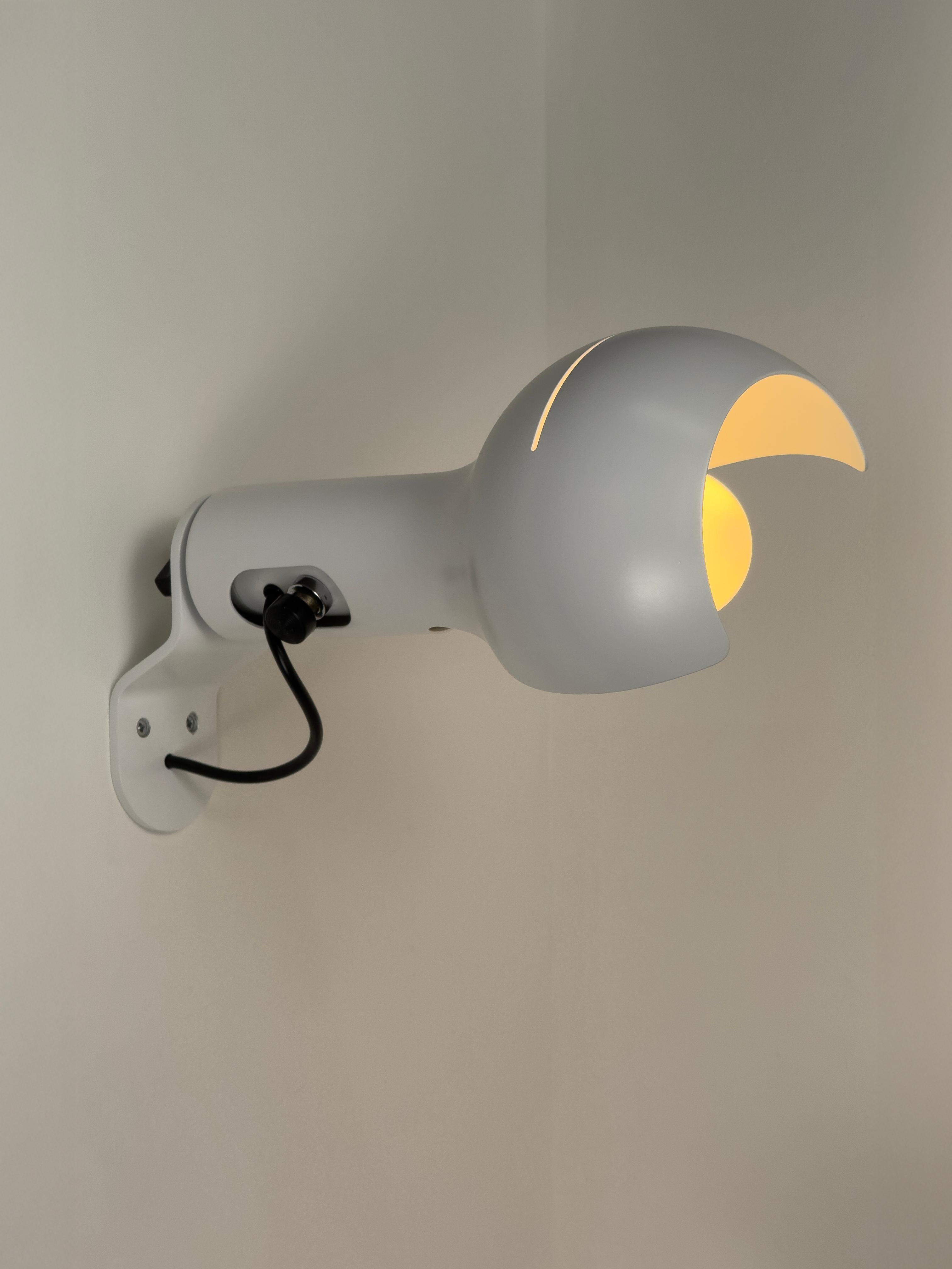 Raro set di lampade da parete o soffitto Flash di Joe Colombo per Oluce, Italia 1960 in vendita 2
