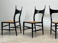 Rare set of Four Antler Chairs by Edward Wormley for Dunbar