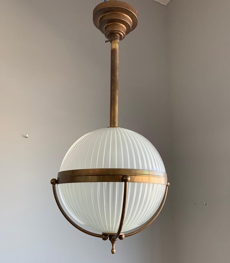 Curated visual reference: Art Deco Inspired Lighting Reference: Rare Set Of Four Art Deco Style Brass And Glass