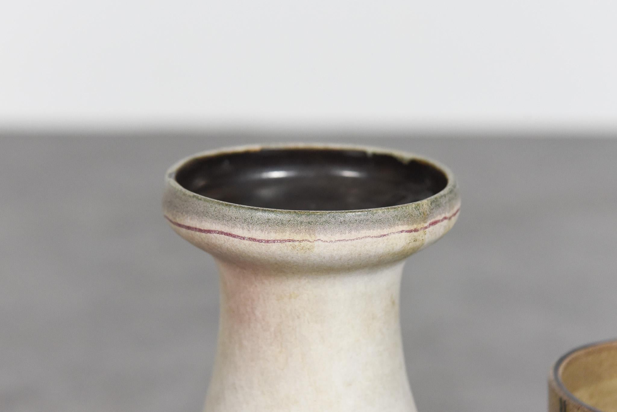 Raro set di quattro vasi in ceramica di Walburga Külz, Germania anni '60 in vendita 3