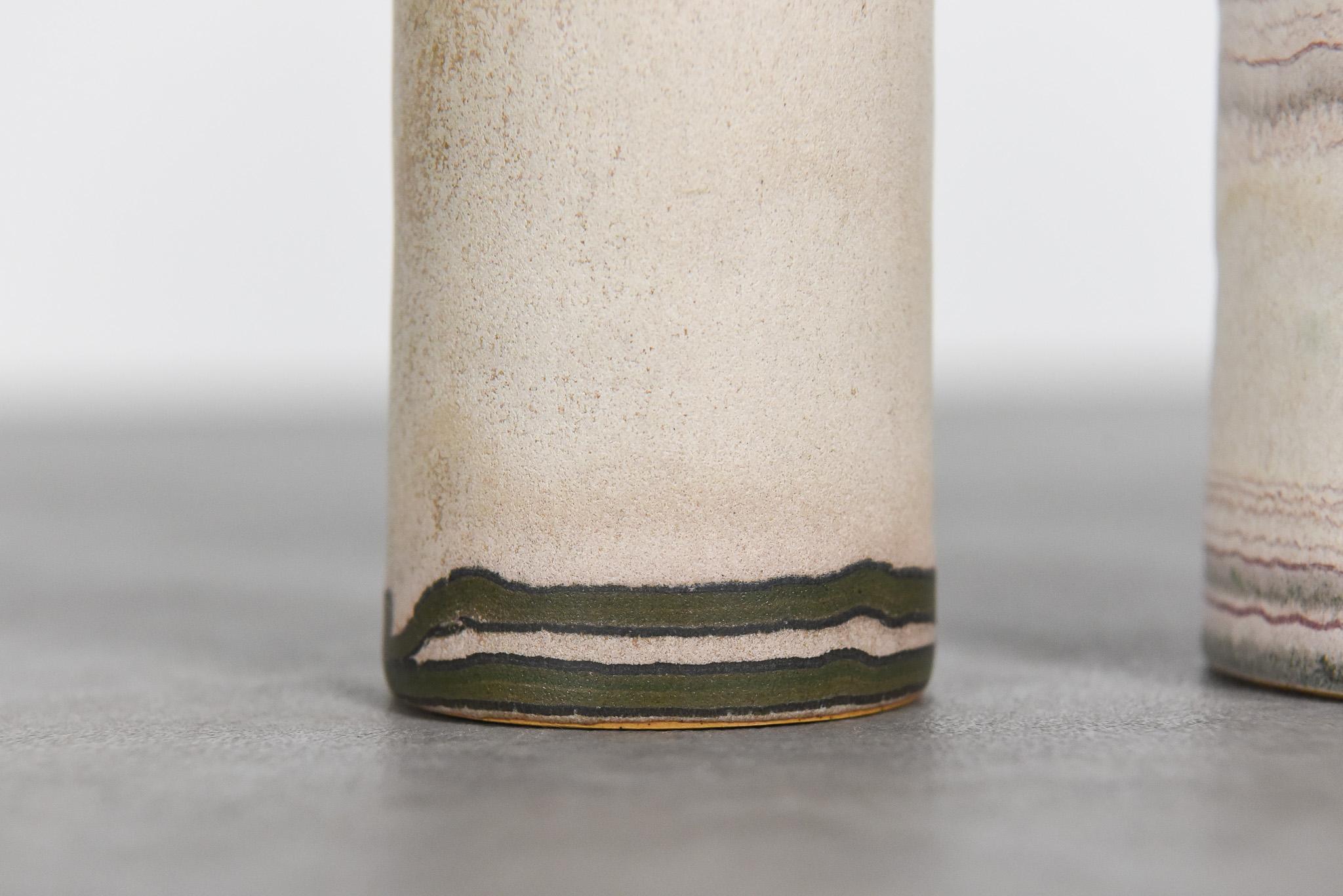 Raro set di quattro vasi in ceramica di Walburga Külz, Germania anni '60 in vendita 4
