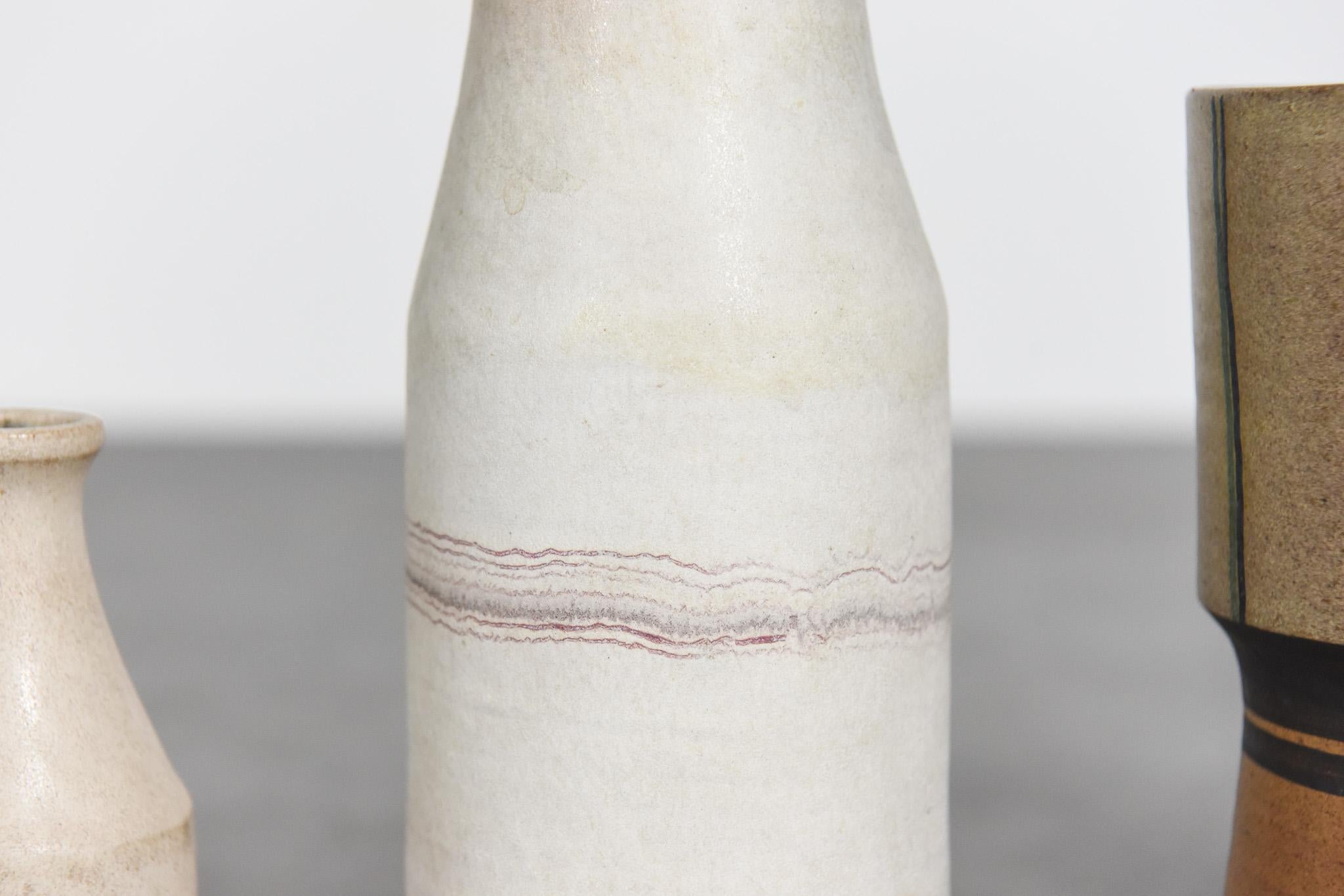 Ceramica Raro set di quattro vasi in ceramica di Walburga Külz, Germania anni '60 in vendita