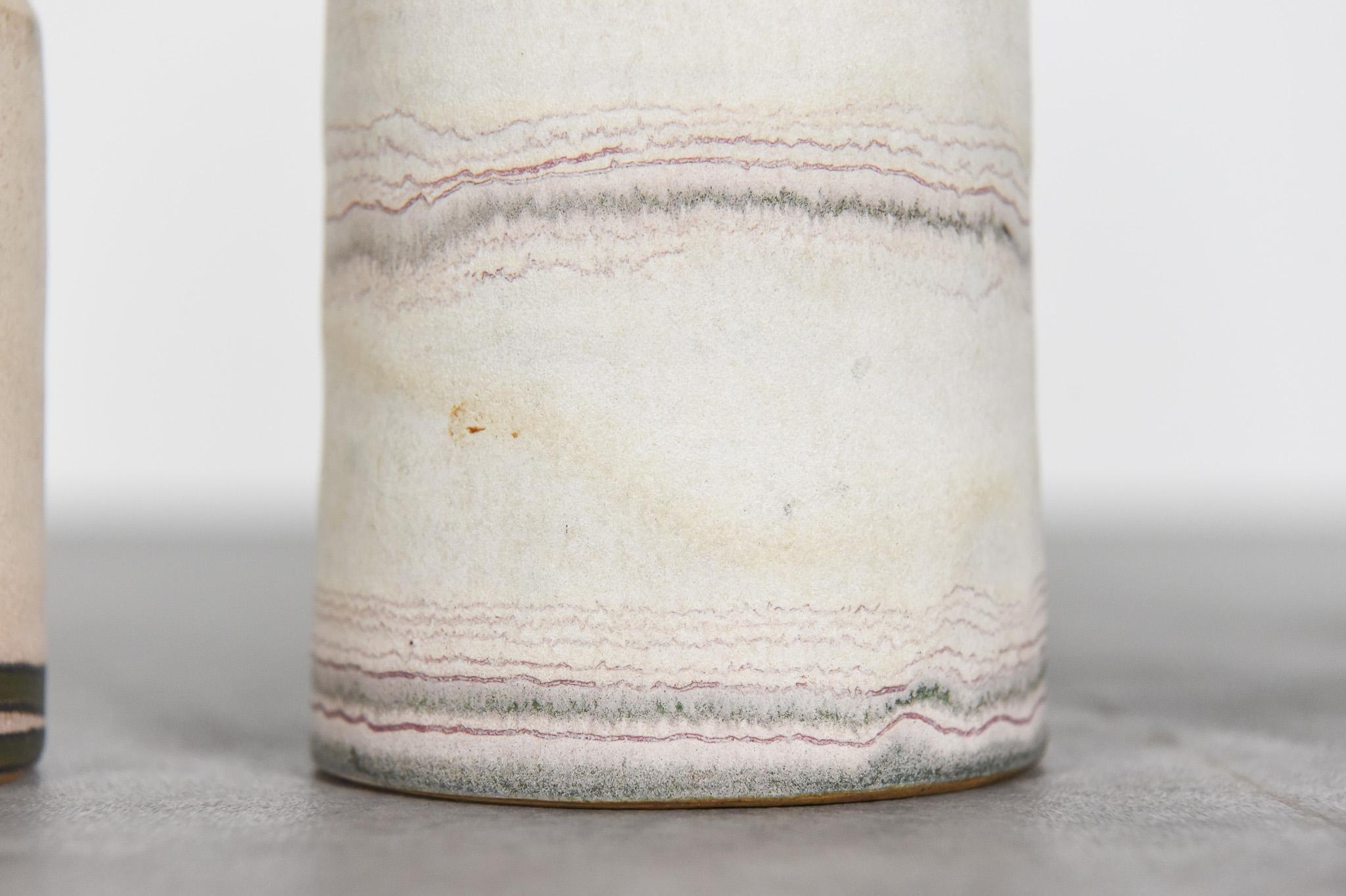 Raro set di quattro vasi in ceramica di Walburga Külz, Germania anni '60 in vendita 1