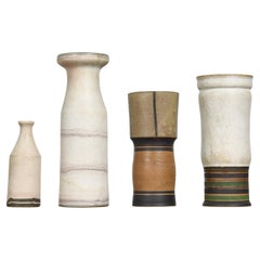 Raro set di quattro vasi in ceramica di Walburga Külz, Germania anni '60