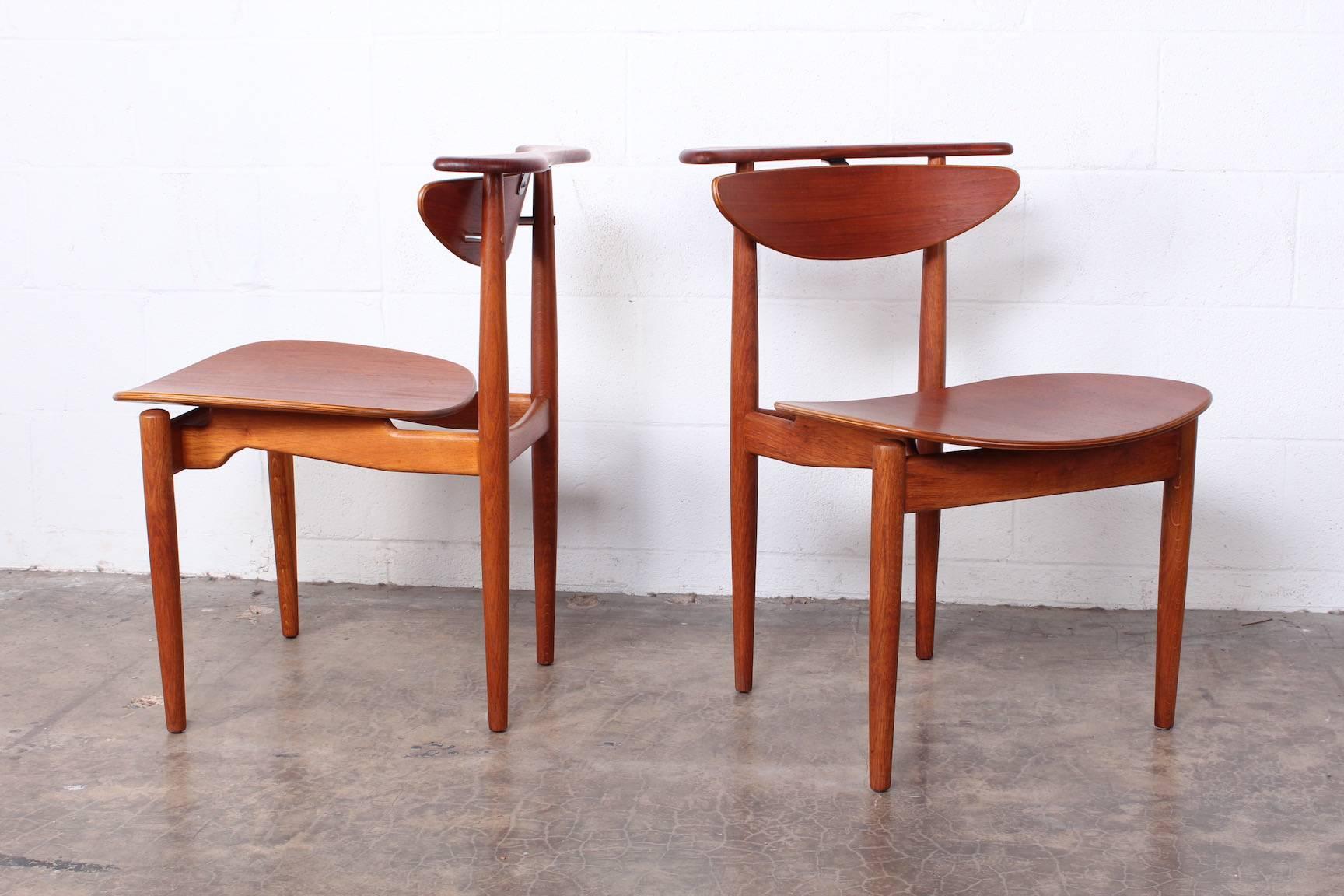 Rare Set of Four Chairs by Finn Juhl 2