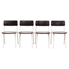 Rare Set of Four Friso Kramer Theater Chairs, 1959