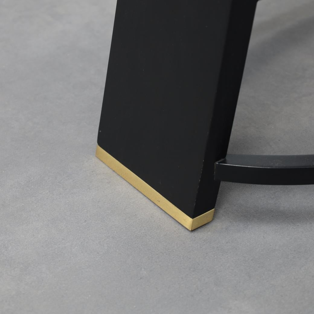 Seltener Satz von vier Hochlehner-Esszimmerstühlen, Italien, 1990er Jahre im Angebot 2