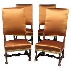 Rare Set of Four Mazarine Chairs