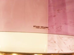 Rare ensemble de quatre appliques conçues par Oscar Torlasco pour Stilux Milano. Italie.